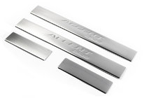 Hyundai Accent 2011-2017 Door Sill Covers OmsaLine Accent Blue (4 pcs, stainless steel) photo 1