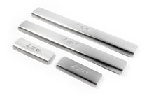 Hyundai I-20 2012-2014 Door Sill Protectors OmsaLine (4 pcs, stainless steel) photo 1