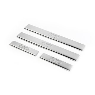Door Sill Protectors OmsaLine (4 pcs, Stainless Steel) photo 1