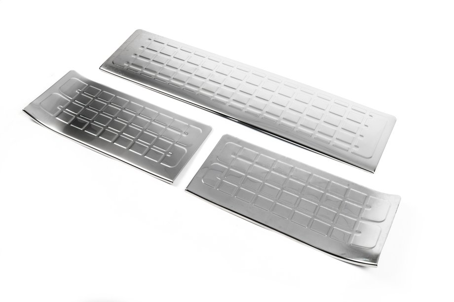 Citroen Jumpy/Dispatch 2017- Interior door sill plates OmsaLine (stainless steel) Set of 3 Image