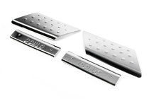 Fiat Doblo I 2005-2010 Interior door sill covers (Omsa, stainless steel) photo 5