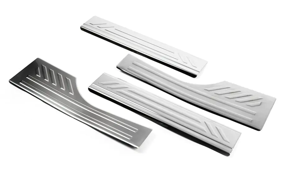 Opel Combo 2012-2018 Interior door sill plates OmsaLine (stainless steel) Image