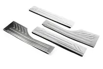 Opel Combo 2012-2018 Interior door sill plates OmsaLine (stainless steel) photo 1