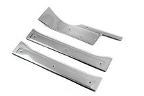 Peugeot Bipper 2008-2017 Interior door sill plates OmsaLine (stainless steel) 4 Doors photo 1