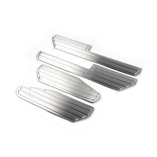 Stainless Steel Door Sill Protectors OmsaLine (4 pcs) Volkswagen Amarok 2010-2022 photo 1