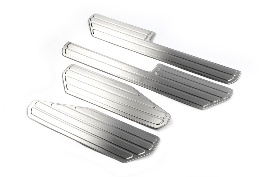 Volkswagen Amarok 2010-2022 Stainless Steel Door Sill Protectors OmsaLine (4 pcs) Image