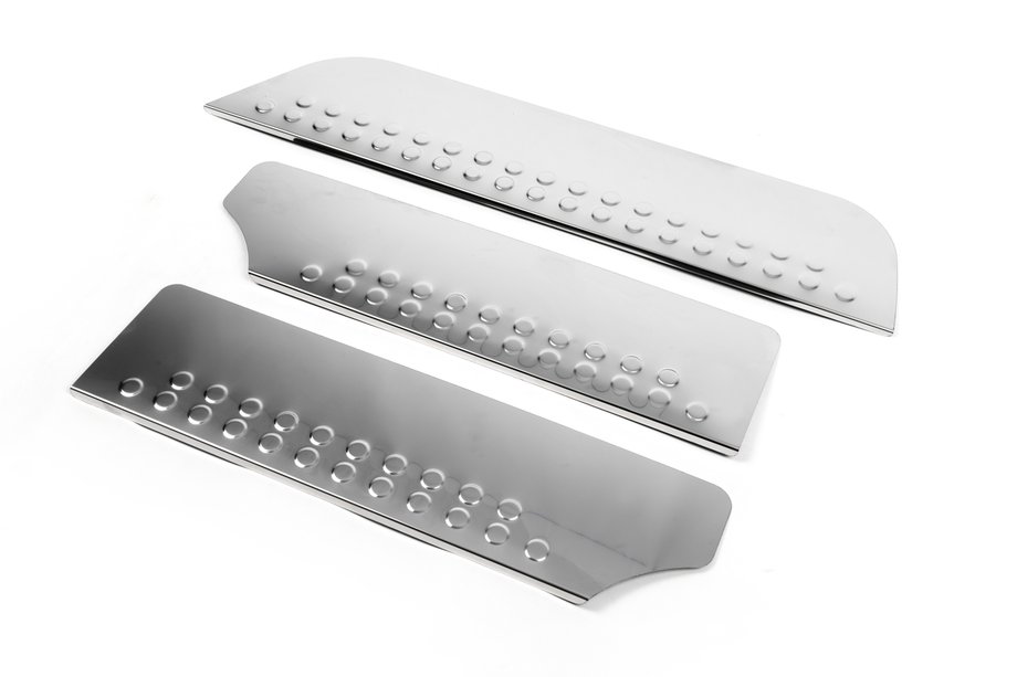 Volkswagen T4 Caravelle/Multivan 1990–2003 Interior door sill plates OmsaLine stainless steel Set of 4 Image