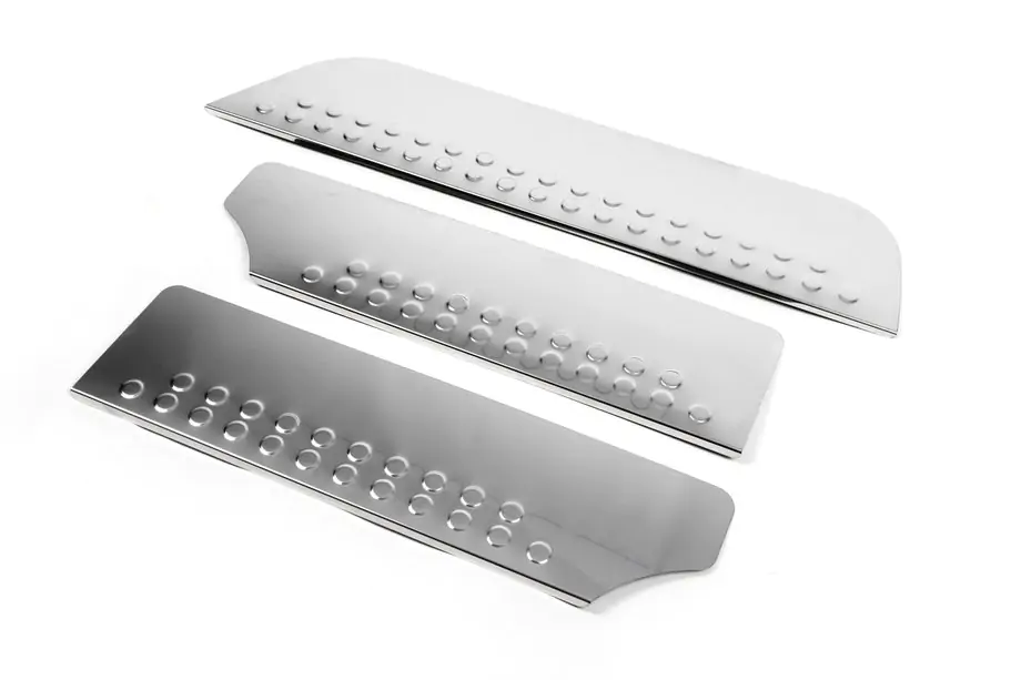 Volkswagen T4 Caravelle/Multivan 1990–2003 Interior door sill plates OmsaLine stainless steel Image