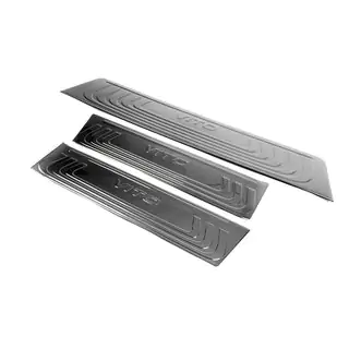 Interior Door Sill Covers Black Chrome (Stainless Steel) photo 1