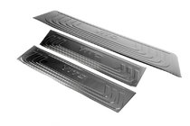 Mercedes Vito/V-class W447 2014- Interior Door Sill Covers Black Chrome (Stainless Steel) 3 Door Sill Covers photo 1