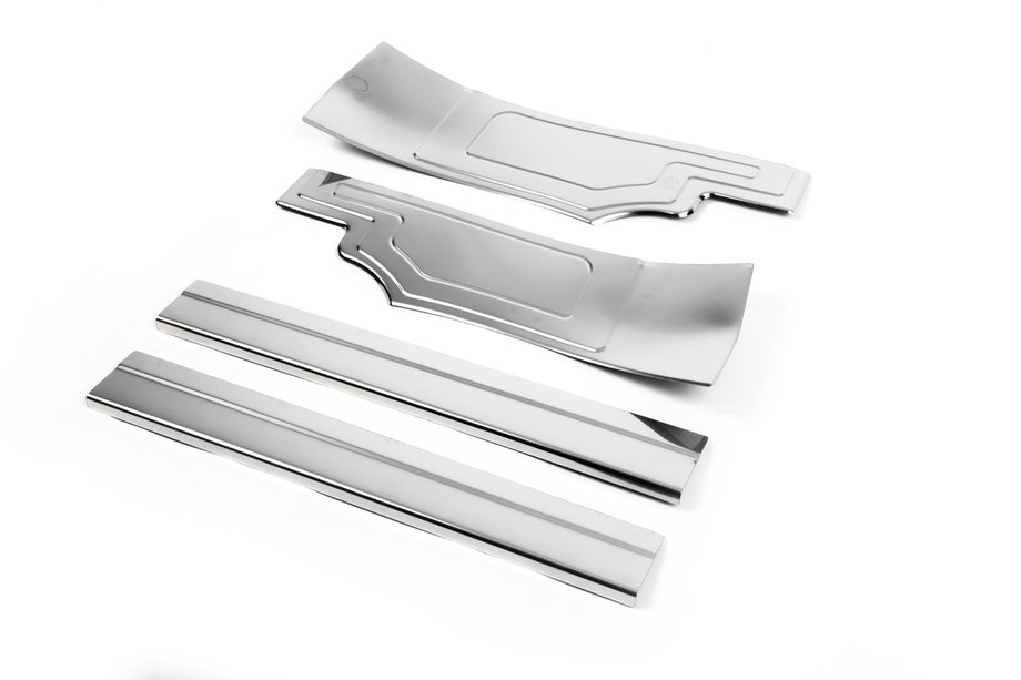Ford Connect 2014-2021 Stainless Steel Door Sill Protectors OmsaLine (4 pcs) Image