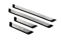 Peugeot 208 2012-2019 Door Sill Protectors Omsa (4 pcs, Stainless Steel) photo 1