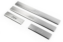 Peugeot 206 1998-2024 Door Sill Protectors OmsaLine Stainless Steel photo 1
