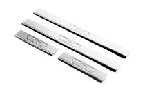 Peugeot 301 2012- Door Sill Protectors OmsaLine (4 pcs, Stainless Steel) photo 1