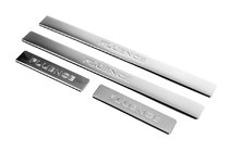 Renault Fluence 2009-2016 Door Sill Protectors OmsaLine (4 pcs, Stainless Steel) photo 1