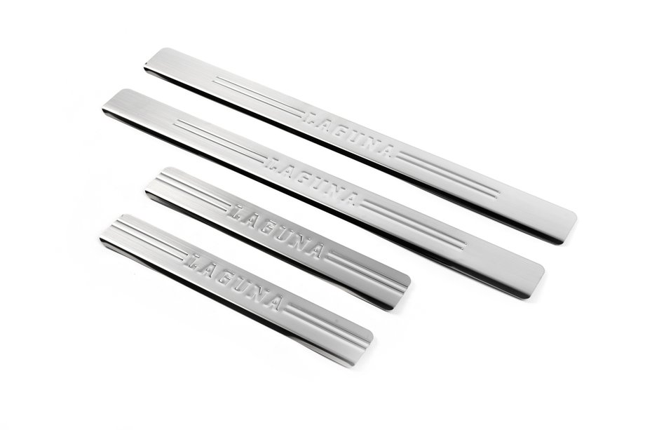Renault Laguna 2001-2007 Door Sill Protectors OmsaLine (4 pcs, stainless steel) Photo 3