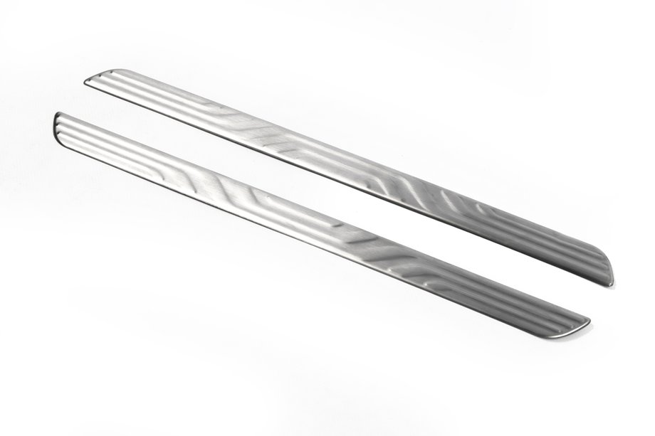 Renault Megane IV 2016-2025 Interior door sill protectors OmsaLine (2 pcs, stainless steel) Image