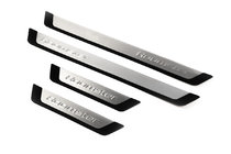 Skoda Roomster 2006-2015 Door Sill Protectors OmsaLine (4 pcs, Stainless Steel) photo 1