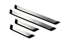 Skoda Superb 2009-2015 Door Sill Protectors OmsaLine (4 pcs, Stainless Steel) photo 1