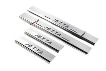 Volkswagen Jetta 2011-2018 Door Sill Protectors Carmos V2 (4 pcs, Stainless Steel) photo 1