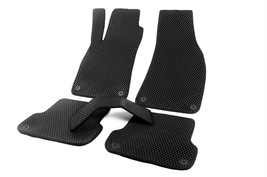 Audi A4 B6 2000-2004 EVA Floor Mats (black) Image