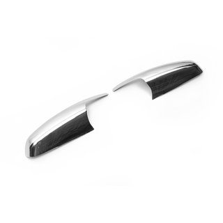 Mirror Covers (2 pcs, Stainless Steel) Hyundai Santa Fe 2 2006-2012 photo 3