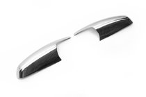 Hyundai Santa Fe 2 2006-2012 Mirror Covers (2 pcs, Stainless Steel) photo 3