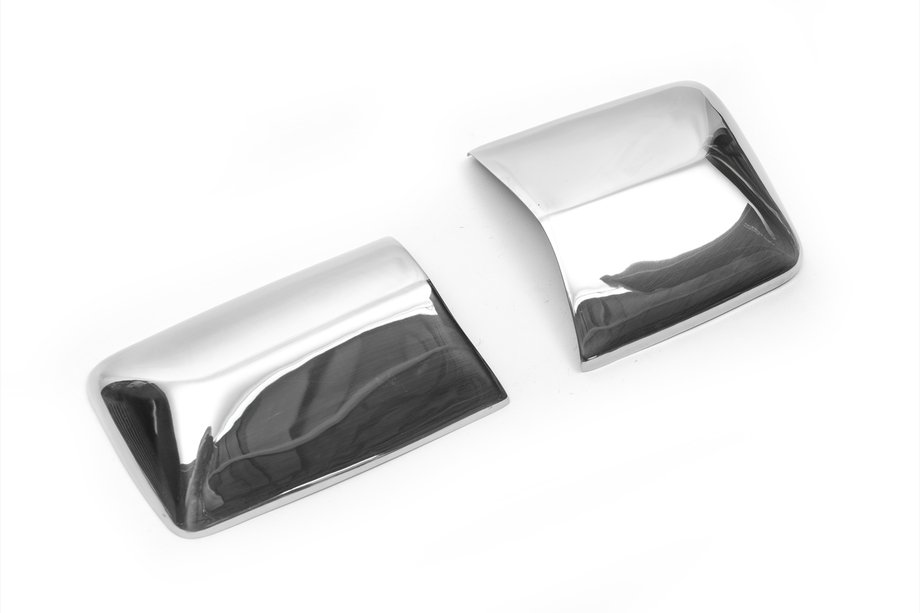 Mercedes E-class W124 1984–1997 Mirror Covers (2 pcs, Stainless Steel) Photo 2