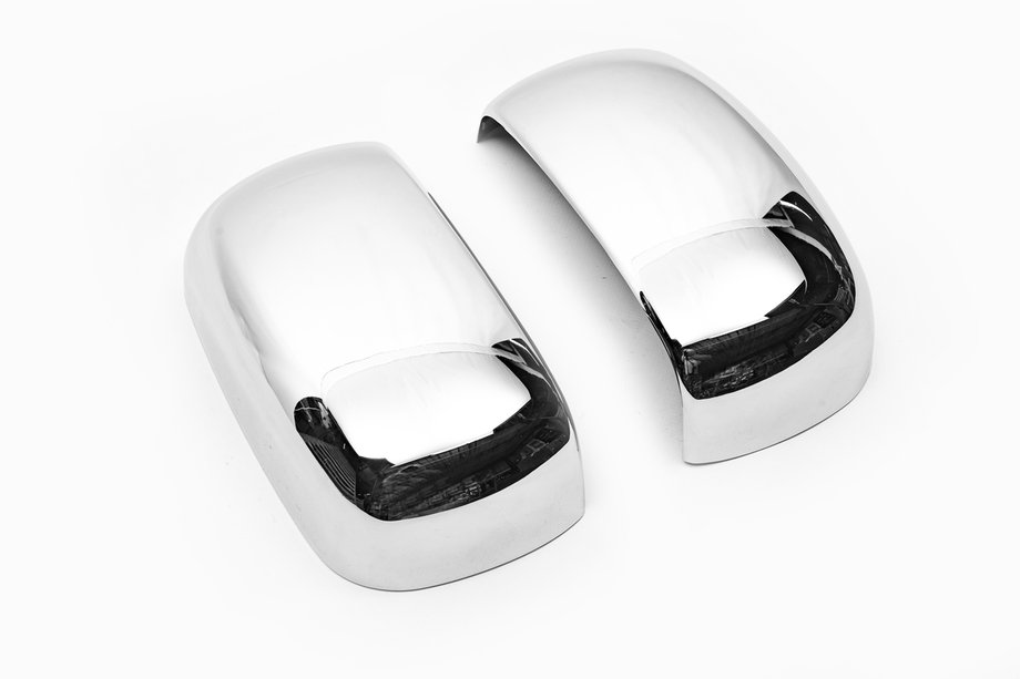 Fiat Doblo I 2005-2010 Chrome Mirror Covers (2 pcs, plastic) Carmos Photo 4