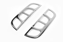 Citroen Nemo 2007-2017 Chrome Tail Light Covers Straight (2 pcs, Stainless Steel) Mirror Chrome photo 2