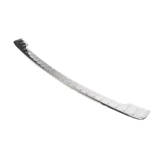 Rear bumper protector with edge OmsaLine (stainless steel)