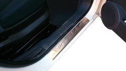 Fiat Fiorino/Qubo 2008-2024 Door Sill Protectors OmsaLine (2 pcs, Stainless Steel) photo 1