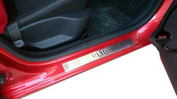 Renault Clio IV 2012-2019 Door Sill Protectors OmsaLine (4 pcs, Stainless Steel) photo 1