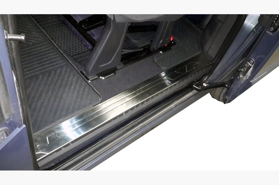 Ford Custom 2013-2022 Stainless Steel Door Sill Protectors OmsaLine 4 Doors Image