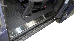 Ford Custom 2013-2022 Stainless Steel Door Sill Protectors OmsaLine 4 Doors photo 1