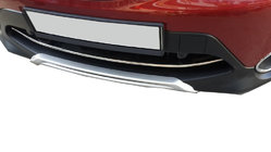 Nissan Qashqai 2014-2021 Front bumper protector stainless steel (2014-2017) photo 1