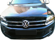 Volkswagen Amarok 2010-2022 Chrome Grille Trim 2010-2016 (slim strips, 4 pcs, stainless steel) Carmos - Turkish Stainless Steel photo 1