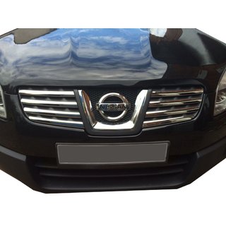 Grille Covers (8 pcs, Stainless Steel) Nissan Qashqai 2007-2010 photo 1