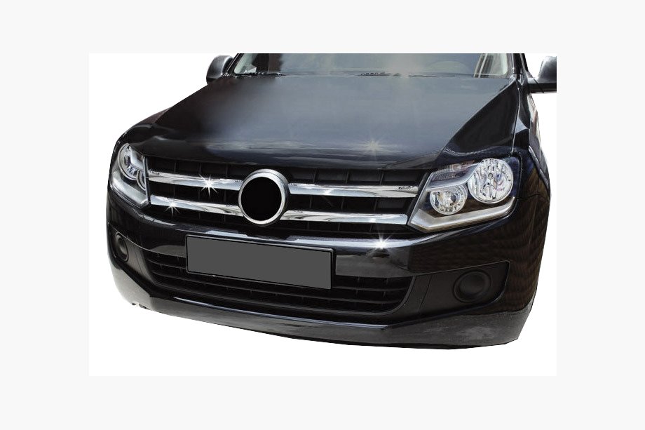 Volkswagen Amarok 2010-2022 Chrome Grille Covers 2010-2016 (wide strips, 4 pcs, stainless steel) Image