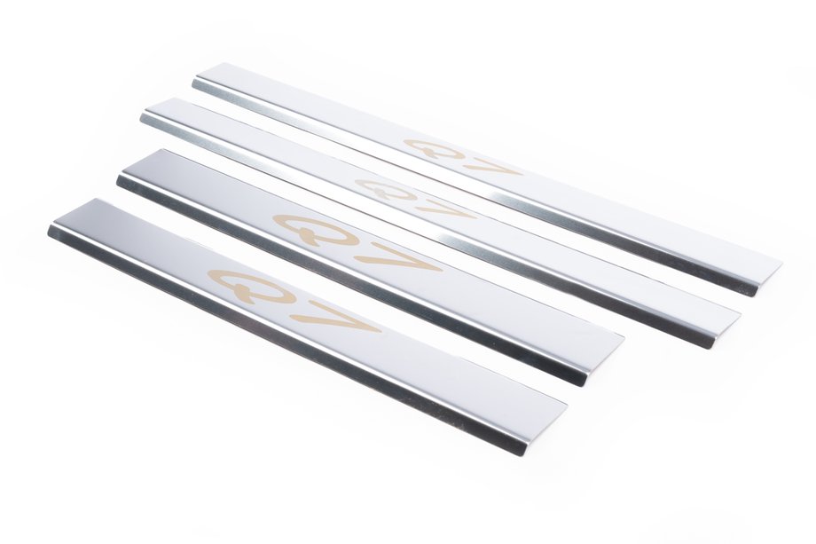 Audi Q7 2005-2015 Door Sill Covers (4 pcs, Carmos) Photo 3