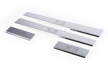 BMW X3 E83 2003-2010 Carmos Door Sill Protectors (4 pcs, Stainless Steel) photo 1