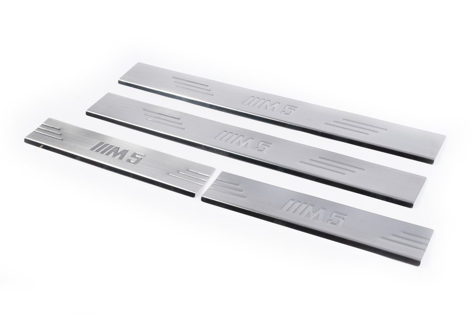 BMW 5 Series E34 1988-1995 Door Sill Covers (4 pcs, Carmos V1) Image