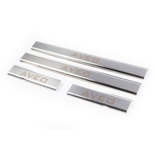 Stainless Steel Door Sill Protectors Carmos V1 (4 pcs) photo 1