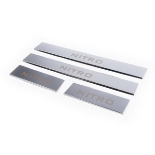 Carmos door sill covers for upper part (stainless steel)