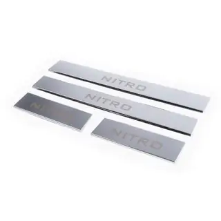 Carmos door sill covers for upper part (stainless steel)