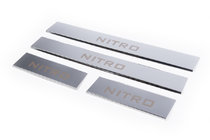 Dodge Nitro 2006-2011 Carmos door sill covers for upper part (stainless steel) photo 1
