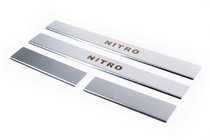 Dodge Nitro 2006-2011 Carmos stainless steel door sill covers lower part photo 1