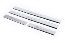 Chevrolet Lanos 1998–2017 Door sill trims on body edge (Carmos V1, stainless steel) photo 1