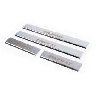 Door Sill Protectors Carmos V1 (4 pcs, Stainless Steel) photo 1