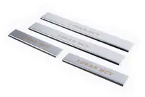 Renault Logan MCV 2013-2022 Door Sill Protectors Carmos V1 (4 pcs, Stainless Steel) photo 3